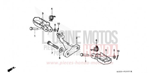 MARCHE XR250R3 de 2003